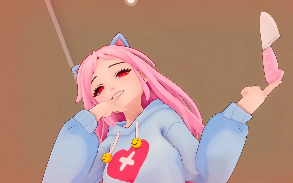 AI2U: With You 'Til The End screenshot: characters and interface